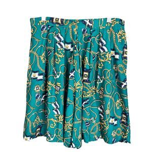 Vintage Portraits by Northern Isles Anchor Shorts Green Gold 14